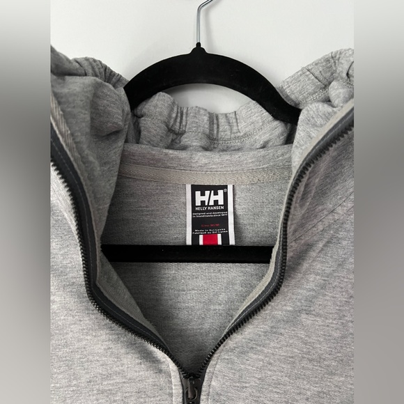 Helly Hansen Turtleneck Zip Up Sweater in Grey, Size Medium - Picture 4 of 5